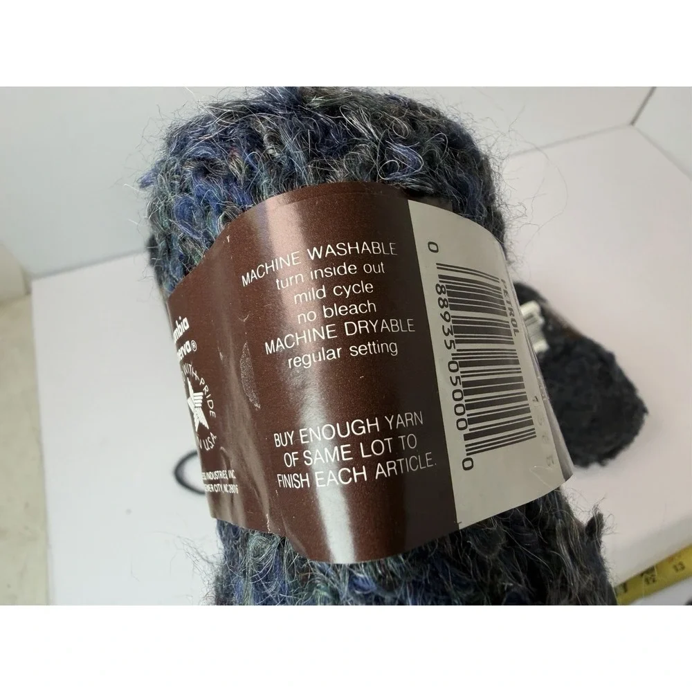 Columbia Minerva Himalaya Acrylic Mohair Nylon‎ Yarn Lot Of 8 93 Yds Each
